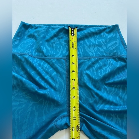 Sweaty Betty Teal Patterned Leggings - Picture 5 of 8